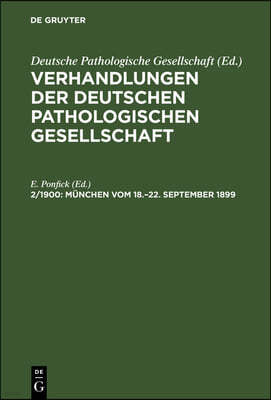 München Vom 18.-22. September 1899