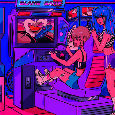 Beach Bunny — Blame Game (EP) 앨범 커버