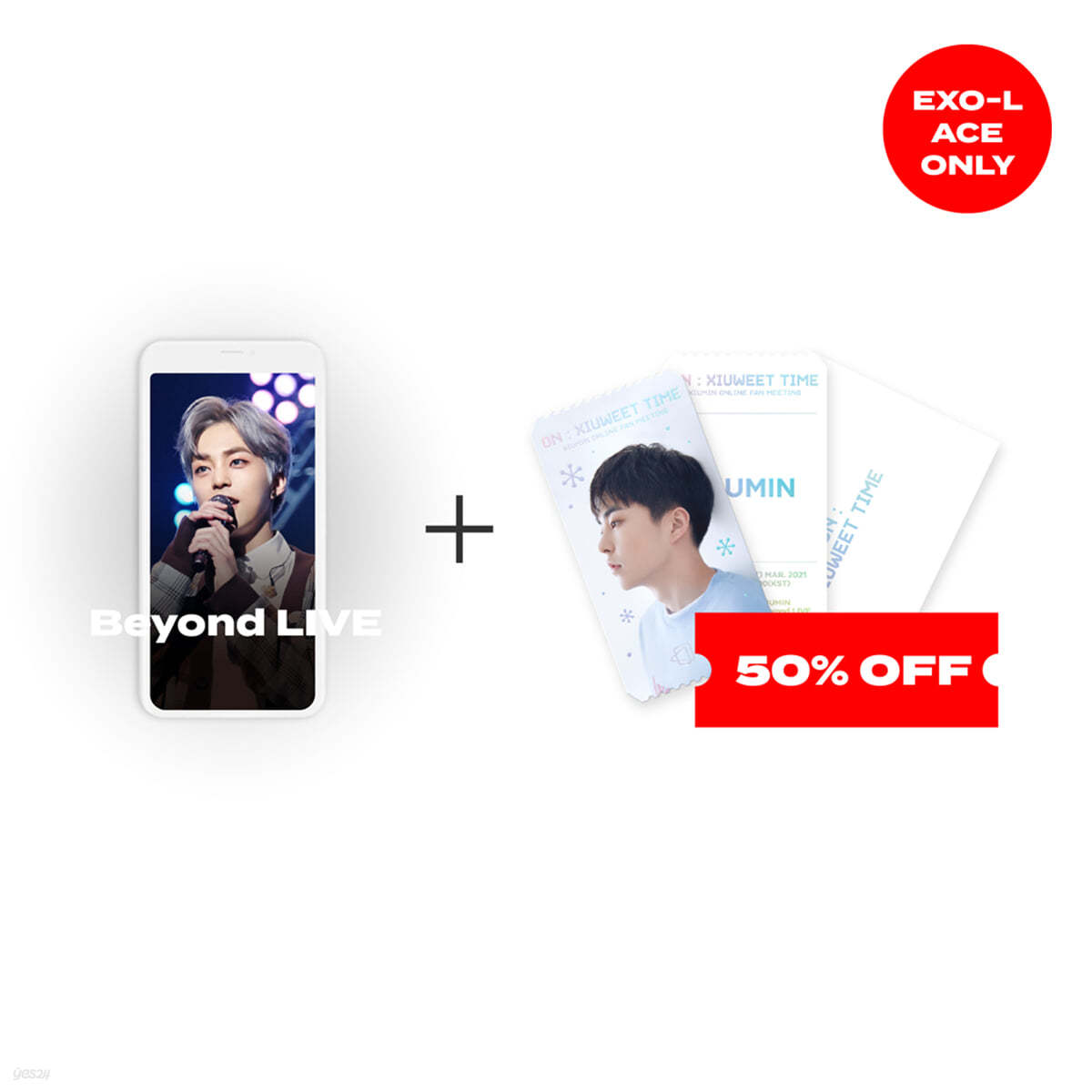 [EXO-L ACE ONLY] [PHOTO VER] Beyond LIVE 관람권 + SPECIAL AR TICKET SET 2021 ON : XIUWEET TIME