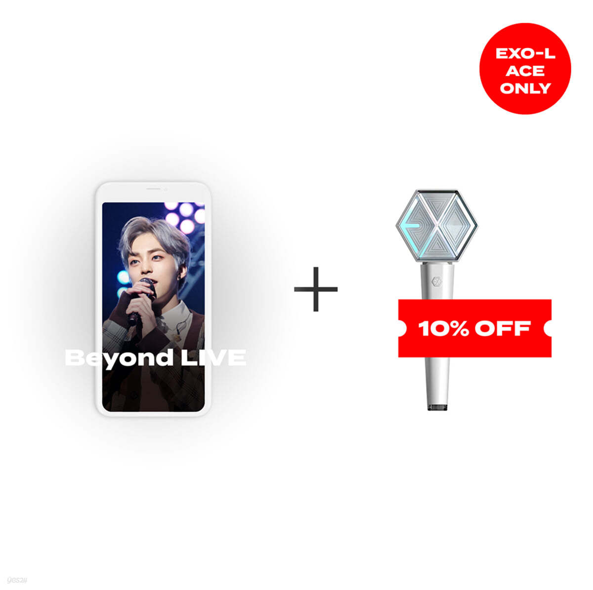 [EXO-L ACE ONLY] Beyond LIVE 관람권 + EXO 엑소 공식응원봉 [VER 3.0] 2021 ON : XIUWEET TIME