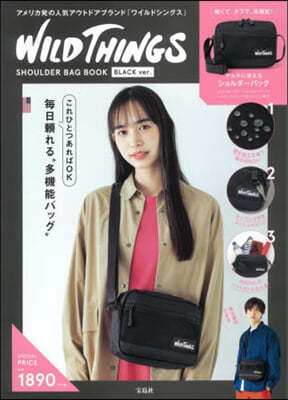 WILD THINGS SHOULDER BAG BOOK BLACK ver.