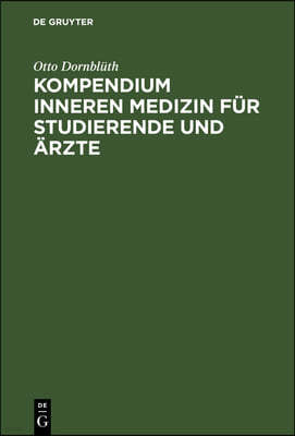 Kompendium Inneren Medizin Für Studierende Und Ärzte