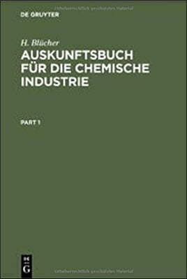 Auskunftsbuch Für Die Chemische Industrie