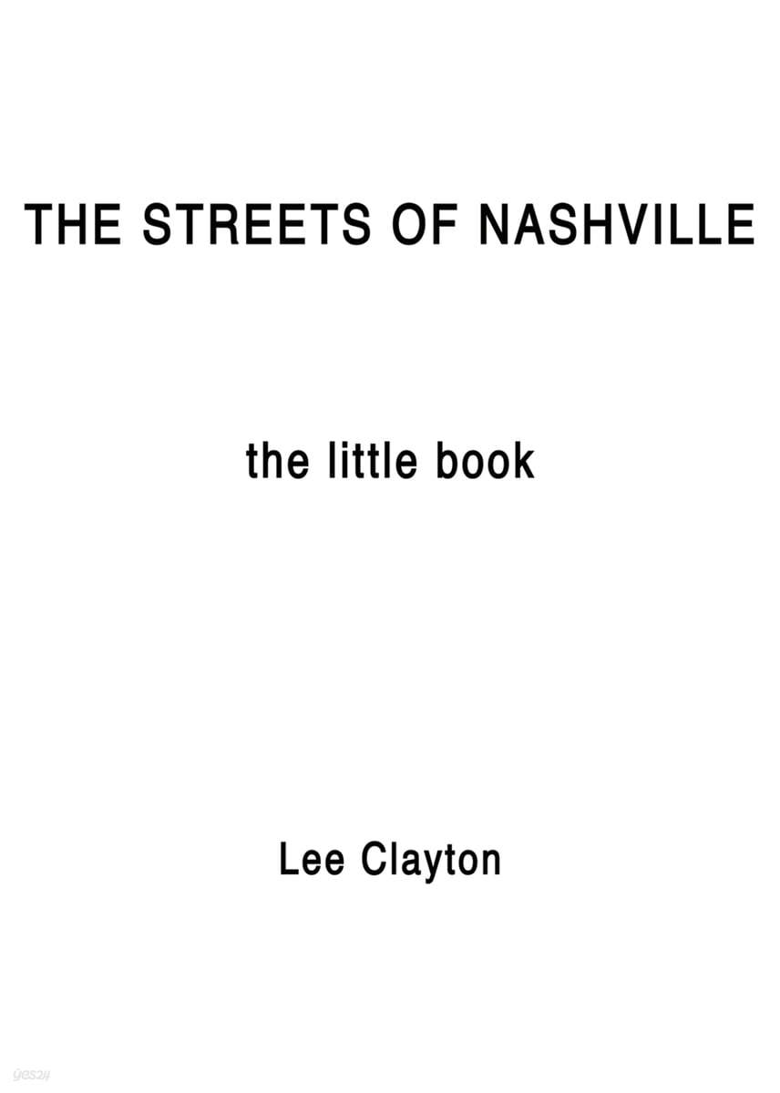 The Streets of Nashville: The Little Book