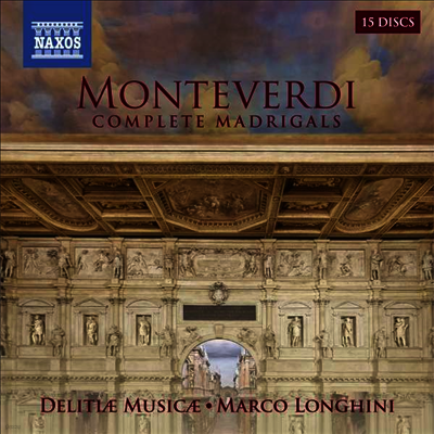 Naxos 몬테베르디 : 마드리갈 전집 (Monteverdi: Madrigals) (15CD Boxset) - Marco Longhini