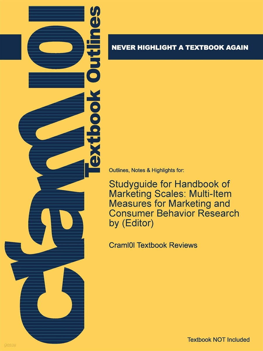 Studyguide for Handbook of Marketing Scales YES24