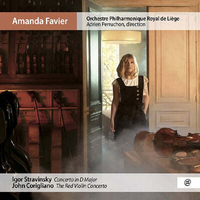 Amanda Favier ƮŰ: ̿ø ְ / ڸƳ:  ̿ø (Stravinsky: Violin Concerto in D / Corigliano: The Red Violin Concerto) 