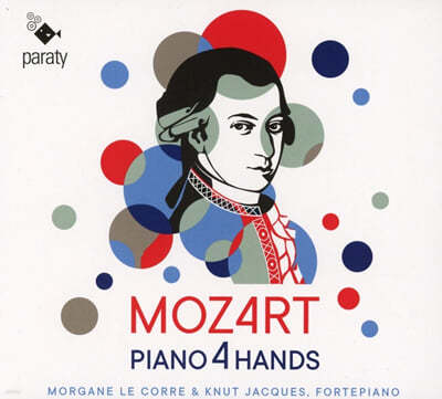 Knut Jacques / Morgane Le Corre Ʈ:    ǾƳ (Mozart: Piano Works for Four Hands) 