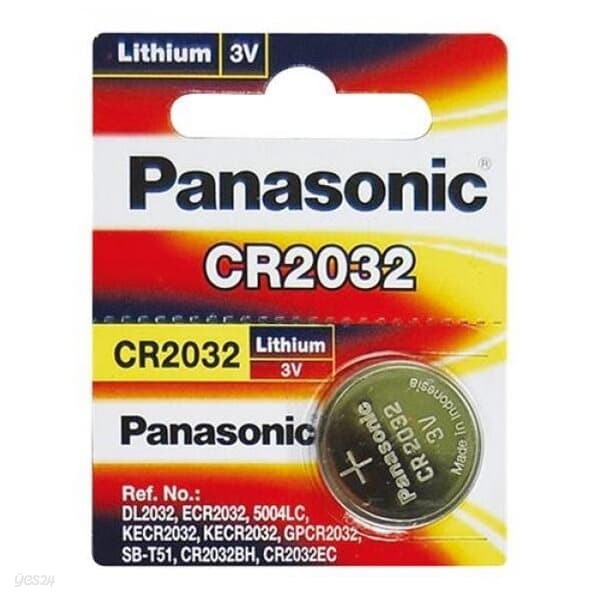 파나소닉 카드형건전지 CR2032(3V/1개입)