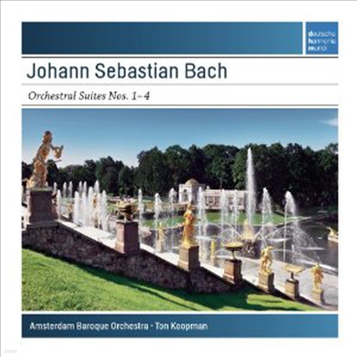바흐: 관현악 모음곡 1 - 4번 (Bach: Orchestral Suites Nos.1 - 4)(CD) - Ton Koopman