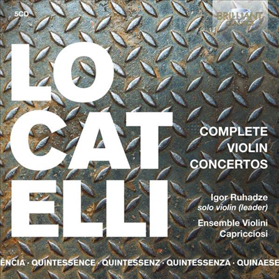 īڸ: ̿ø ְ  (Quintessence Locatelli - Complete Violin Concertos) (5CD) - Igor Ruhadze