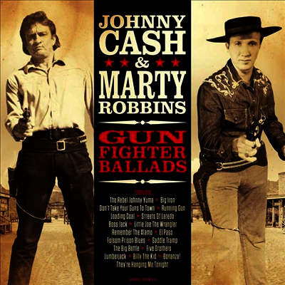 Johnny Cash & Marty Robbins — Gunfighter Ballads 앨범 커버