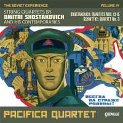 Ʈ:   3 & Ÿںġ:   13, 14, 15 (Schnittke: String Quartet No.3 & Shostakovich: String Quartet Nos.13, 14, 15) (CD) - Pacifica Quartet