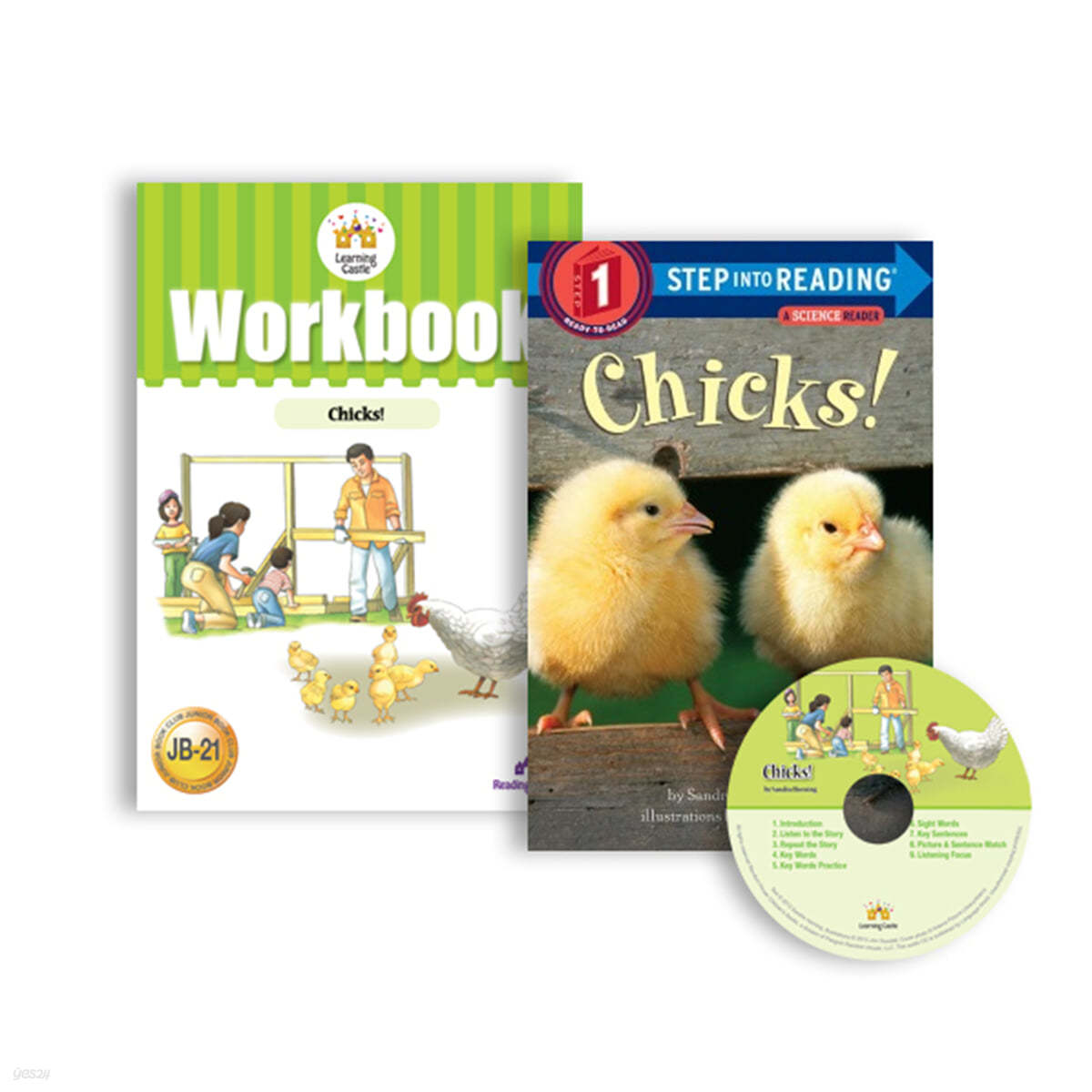 러닝캐슬 주니어 B21 : Chicks! : Student book + Work Book + CD