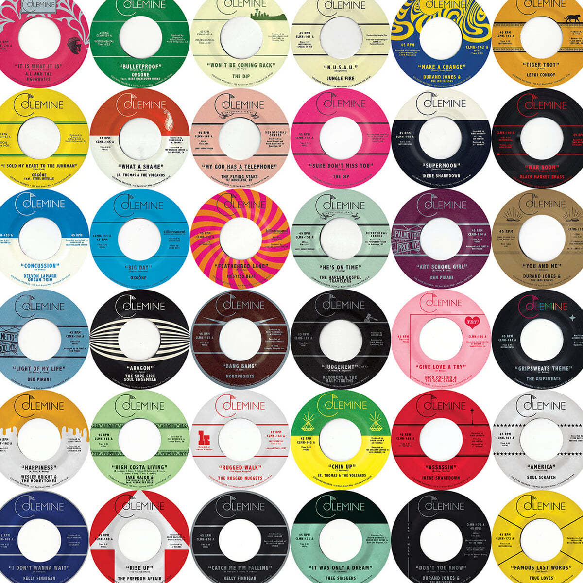 Colemine Records 훵크 &amp; 소울 음악 모음집 2집 (Soul Slabs Volume 2) [3LP] 
