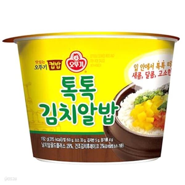 오뚜기 컵밥 톡톡김치알밥(222g/12EA)