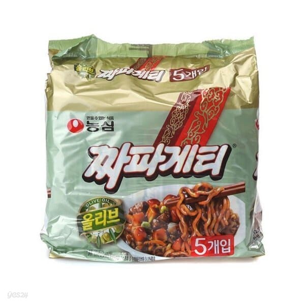 농심 짜파게티봉지(140g*5개*8팩/박스)