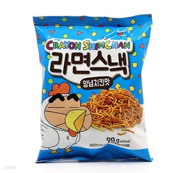 크레용신짱 라면스낵 양념치킨맛90g