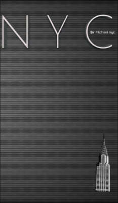 NYC chrysler building space grey $ir Michael designer blank journal limited edition: NYC chrysler building space grey $ir Michael designer