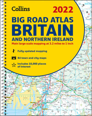 2022 Collins Big Road Atlas Britain and Northern Ireland