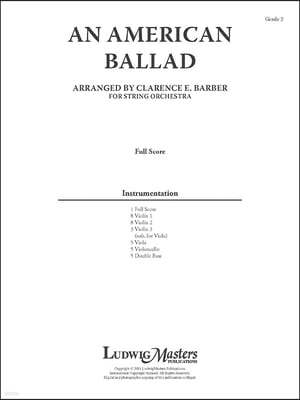 An American Ballad: Conductor Score