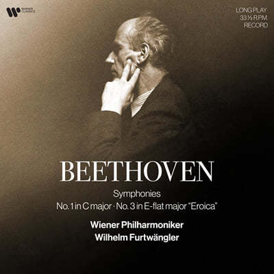 Wilhelm Furtwangler 亥:  1, 3 - ǪƮ۷ (Beethoven: Symphonies Op.21, Op.55 'Eroica') [2LP] 