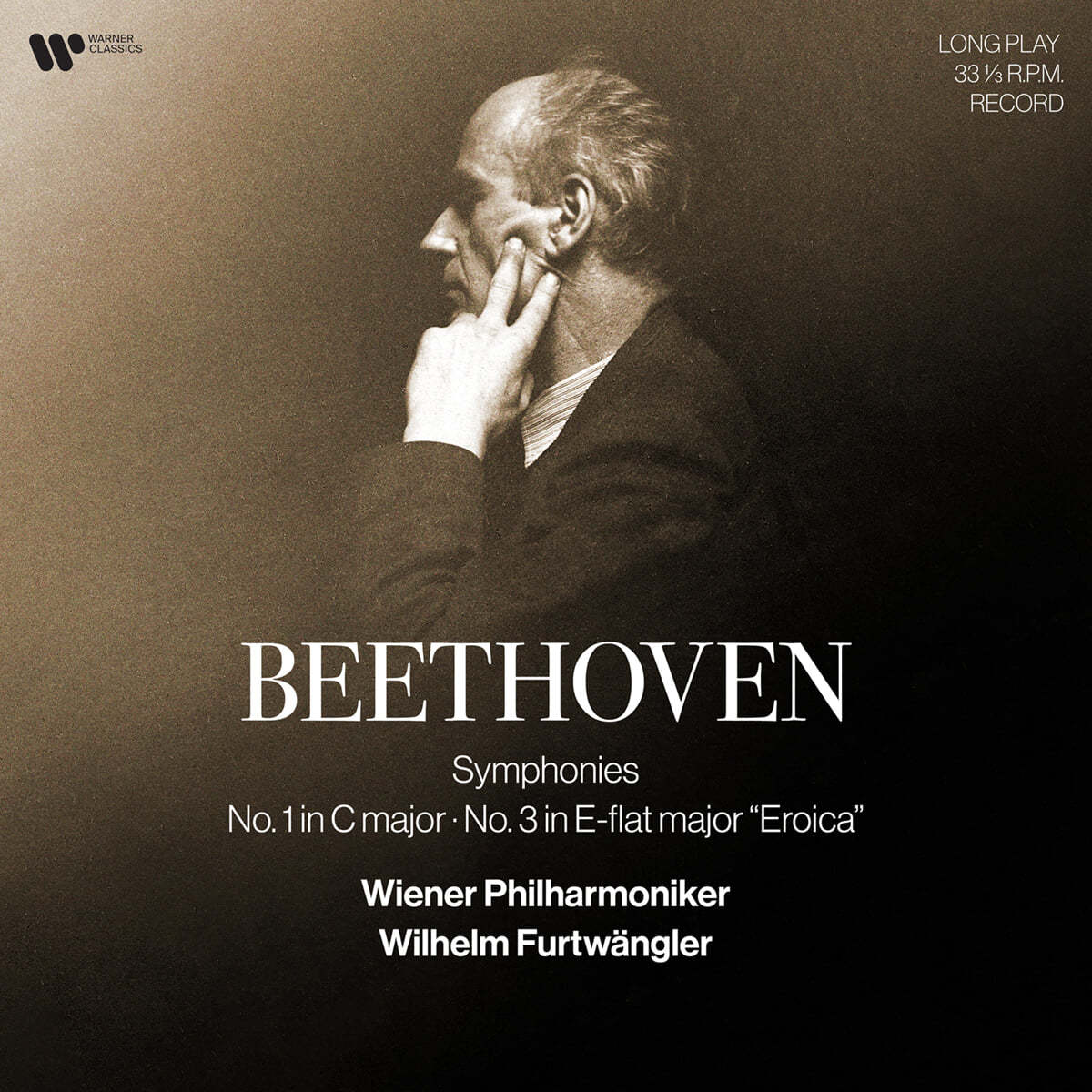 Wilhelm Furtwangler 베토벤: 교향곡 1, 3번 - 푸르트벵글러 (Beethoven: Symphonies Op.21, Op.55 'Eroica') [2LP] 
