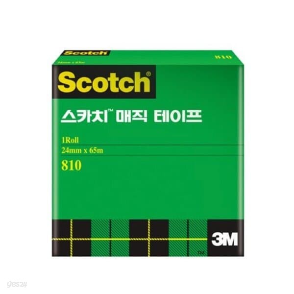 3M 매직테이프 리필 810R 12mm*65m 3인치(1개입)