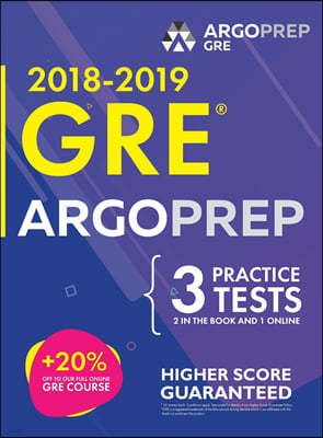 GRE by ArgoPrep: GRE Prep 2018 + 14 Days Online Comprehensive Prep Included + Videos + Practice Tests GRE Book 2018-2019 GRE Prep by Ar