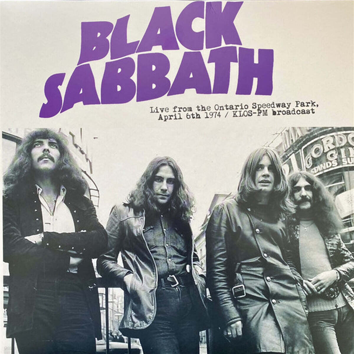 Black Sabbath (블랙 사바스) - Live From The Ontario Speedway Park, April 6th 1974: KLOS-FM Broadcast [LP] 