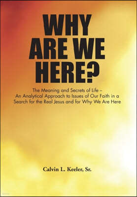 Why Are We Here?: An Analytical Approach to Issues of Our Faith in a Search for the Real Jesus and for Why We Are Here