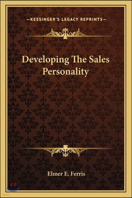 Developing the Sales Personality