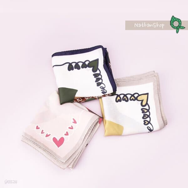 나단샵 love 쁘띠 사각 스카프 21pp16