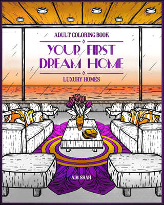 Adult Coloring Book Luxury Homes