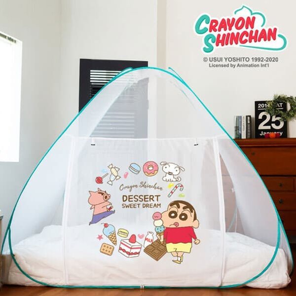 [레토] 짱구 아기 대형 침대 원터치 모기장 텐트 CSM-N01