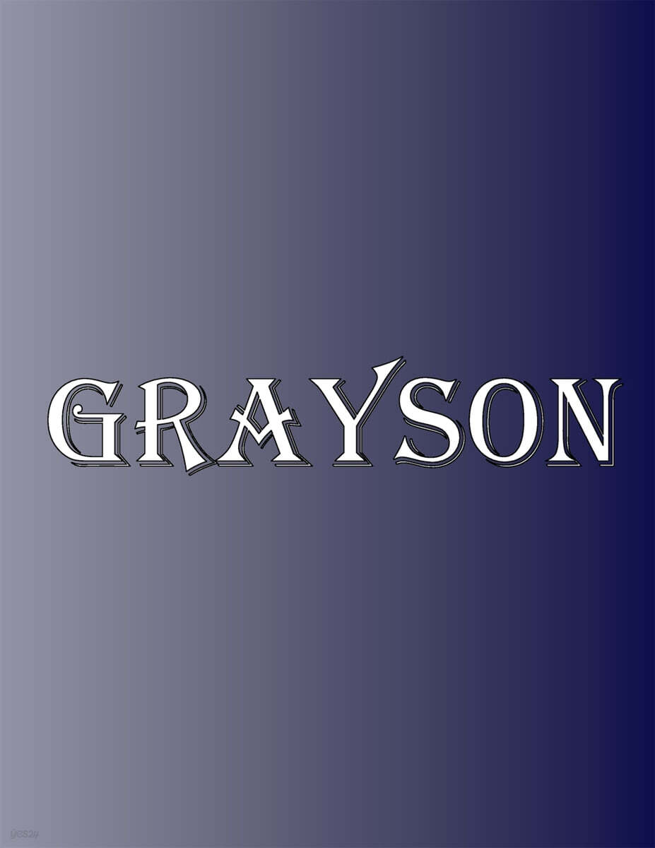 Grayson: 100 Pages 8.5 X 11 Personalized Name on Notebook College Ruled ...