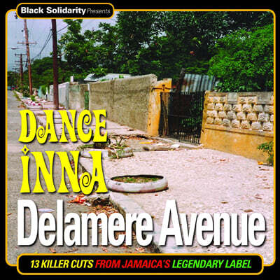 Various Artists — 블랙 솔리데리티 레이블 레게 음악 모음집 (Black Solidarity Presents Dance Inna Delamere Avenue) 앨범 커버