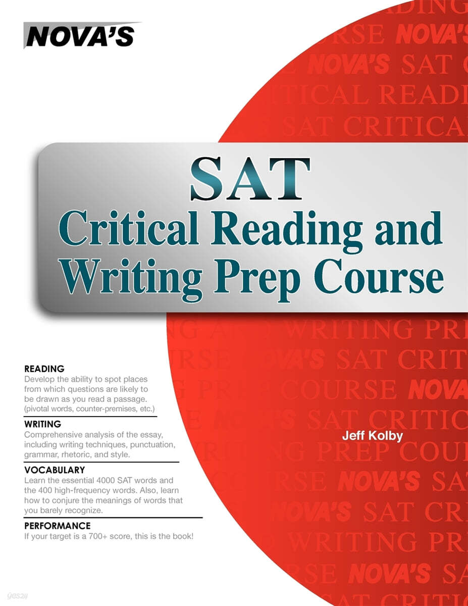 SAT Critical Reading and Writing Prep Course - 예스24