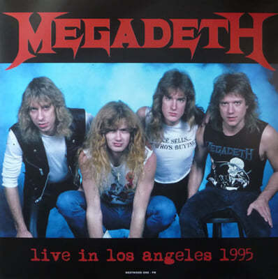 Megadeth — Live In Los Angeles 1995 앨범 커버