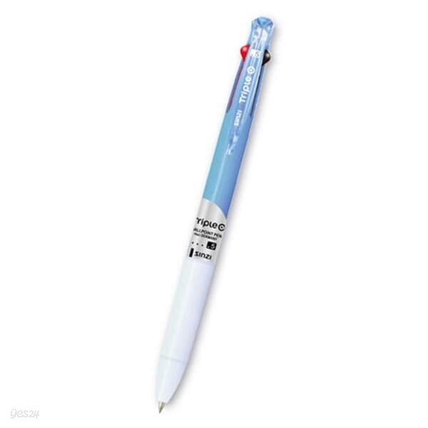 트리플오 3색 다색펜 0.5 블루
