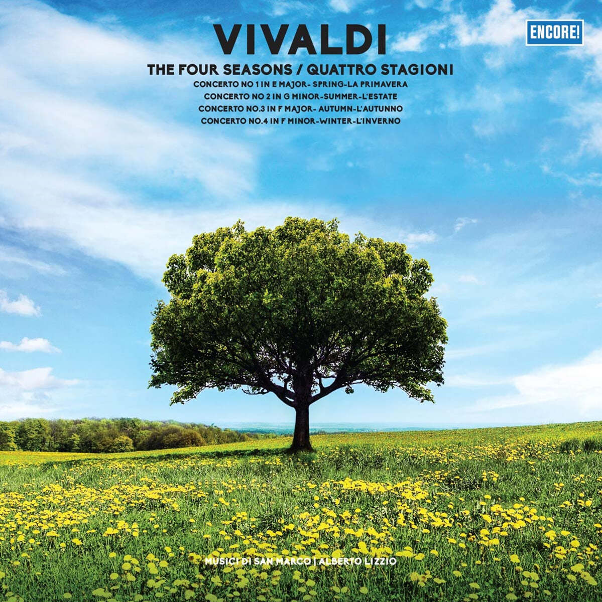 Musici di San Marco 비발디: 협주곡 1-4번 "사계" (Vivaldi: Concerto Op.8 "The Four Seasons") [LP] 