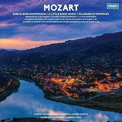 Camerata Labacensis / Alfred Scholz — Alfred Scholz 모차르트: 밤의 세레나데 [아이네 클라이네 나흐트무지크] (Mozart: Eine Kleine Nachtmusik) 앨범 커버