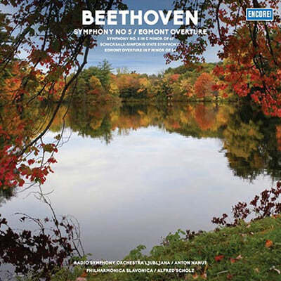 Alfred Scholz 베토벤: 교향곡 5번, 에그몬트 서곡 (Beethoven: Symphony Op.67, Egmont Overture Op.84) [LP] 