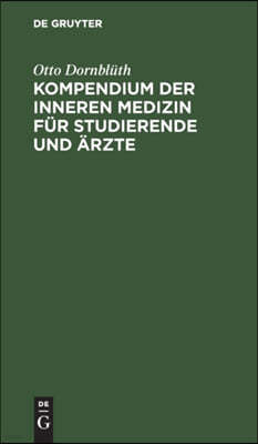 Kompendium Der Inneren Medizin Fur Studierende Und Arzte
