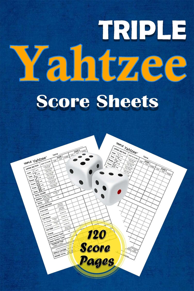 Triple Yahtzee Score Sheets