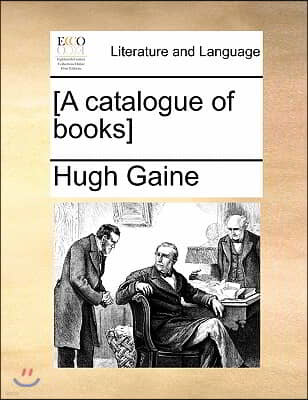 [a Catalogue of Books]