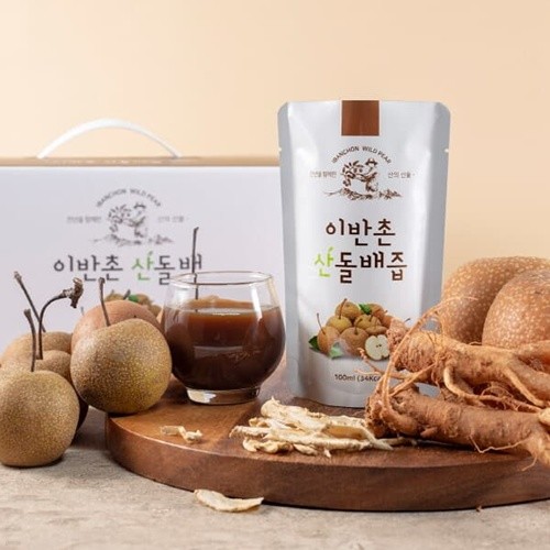 [이반촌농원] 산돌배즙 기프트세트100ml x 30포