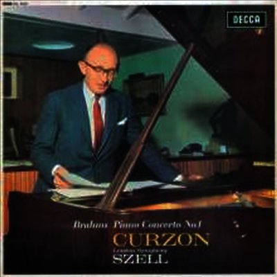 Clifford Curzon — 브람스: 피아노 협주곡 1번 (Brahms: Piano Concerto No.1) - Clifford Curzon 앨범 커버