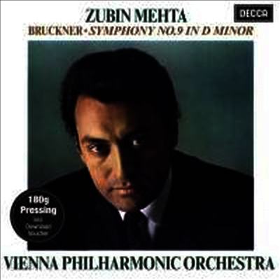 브루크너: 교향곡 9번 (Bruckner: Symphony No. 9 in D Minor) (180g)(LP) - Zubin Mehta
