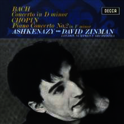 Vladimir Ashkenazy — 쇼팽: 피아노 협주곡 2번 & 바흐: 건반악기 협주곡 1번 (Chopin: Piano Concerto No.2 & Bach: Keyboard Concerto No.1) - Vladimir Ashkenazy 앨범 커버